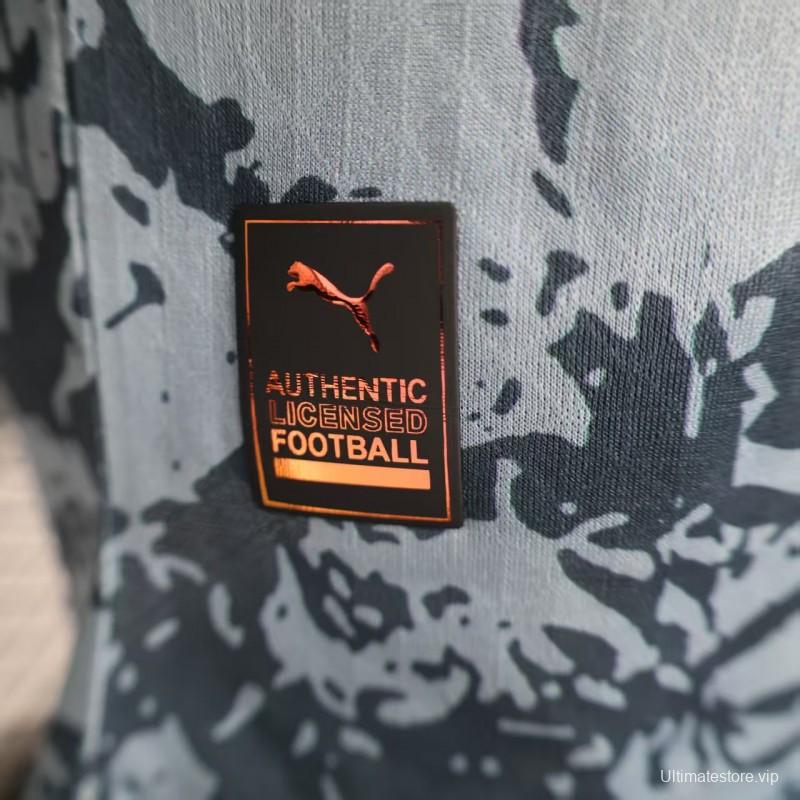 Player Version 25/26 Al-Ahli Gray with Camouflage Pattern Jersey