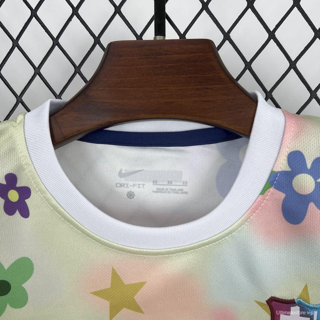 2025/26 Kids Barcelona Flower Special Edition Jersey