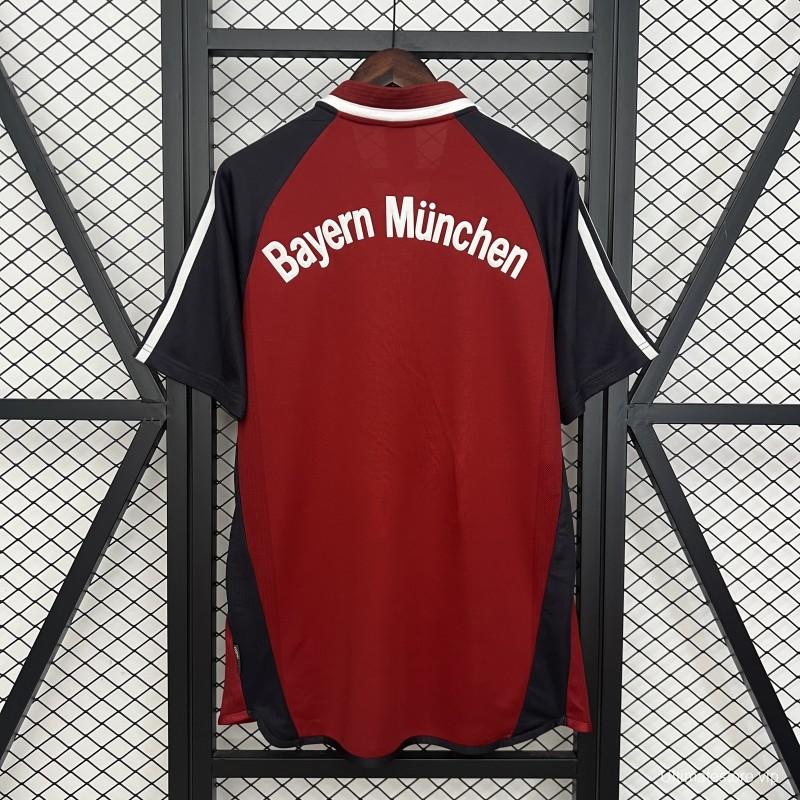 01/02 Retro Bayern Munich Home Jersey