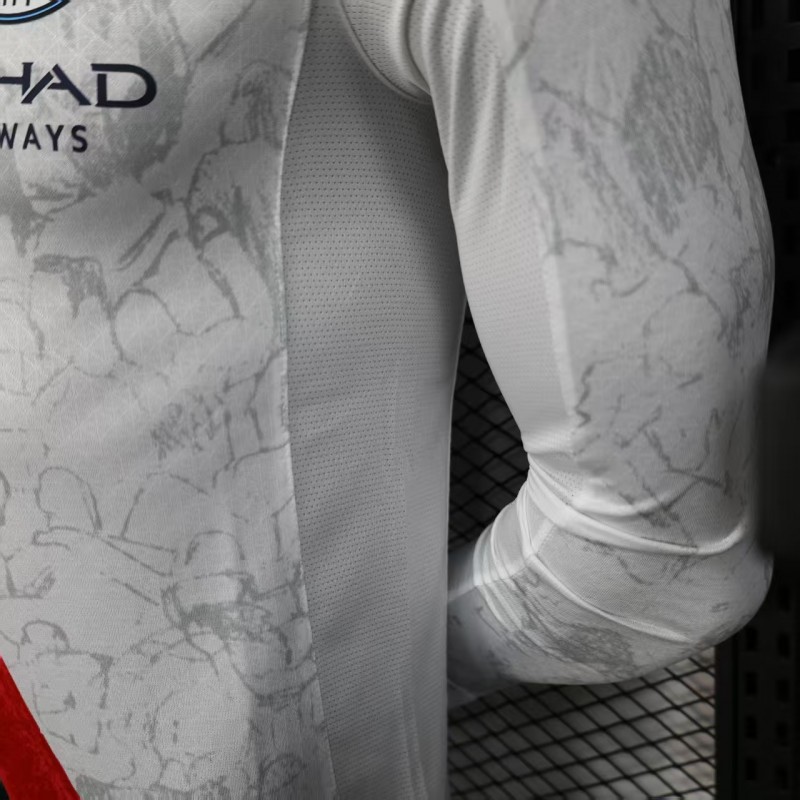 Player Version 25/26 Manchester City Away Long Sleeve Jersey