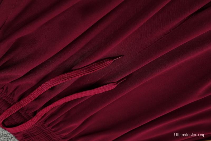 25/26 Arsenal Adidas Original Wine Short Sleeve Jersey+Shorts