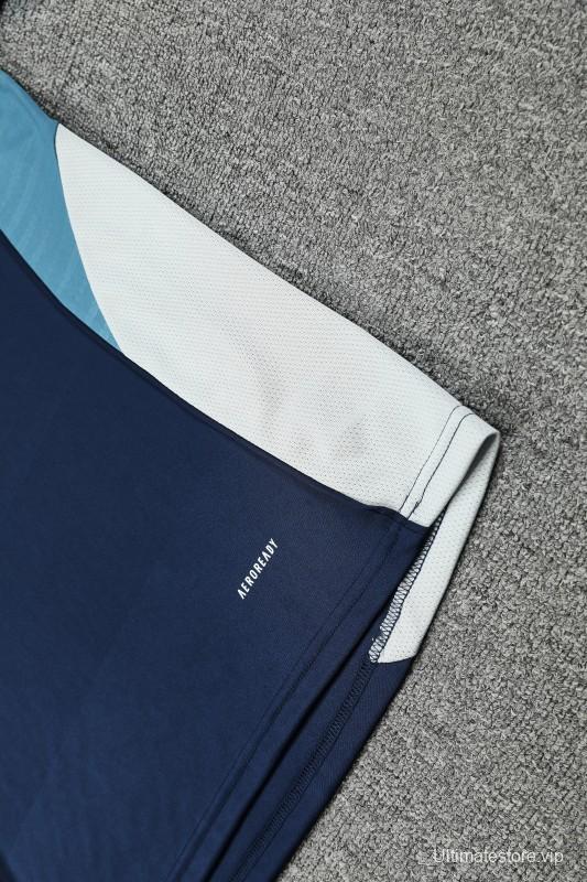 25/26 Real Madrid Navy Short Sleeve Jersey+Shorts