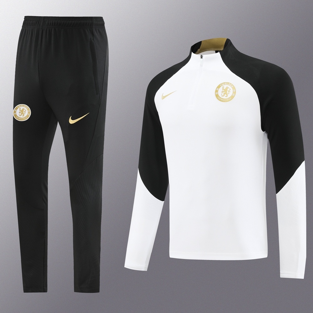 25/26 Chelsea White Half Zipper Jacket+Long Pants