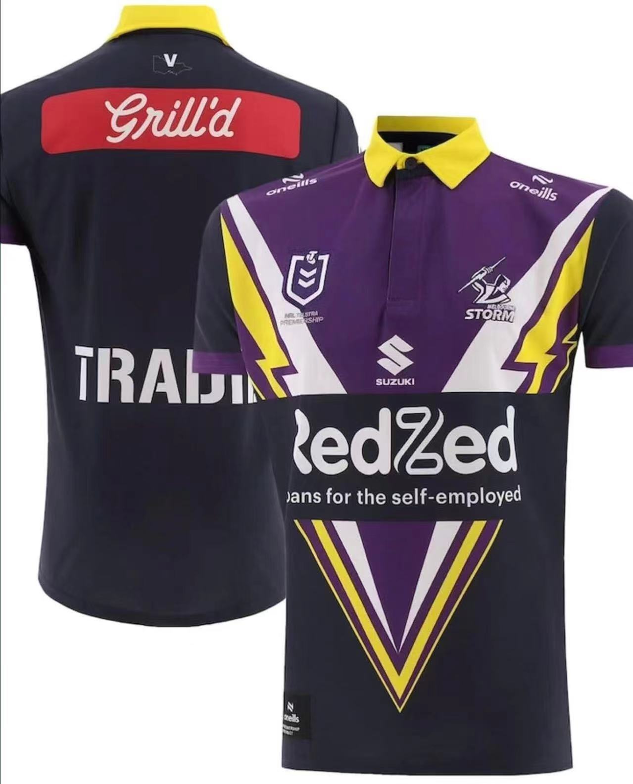 25/26 Melbourne Storm Purple with Lightning Bolt Jersey