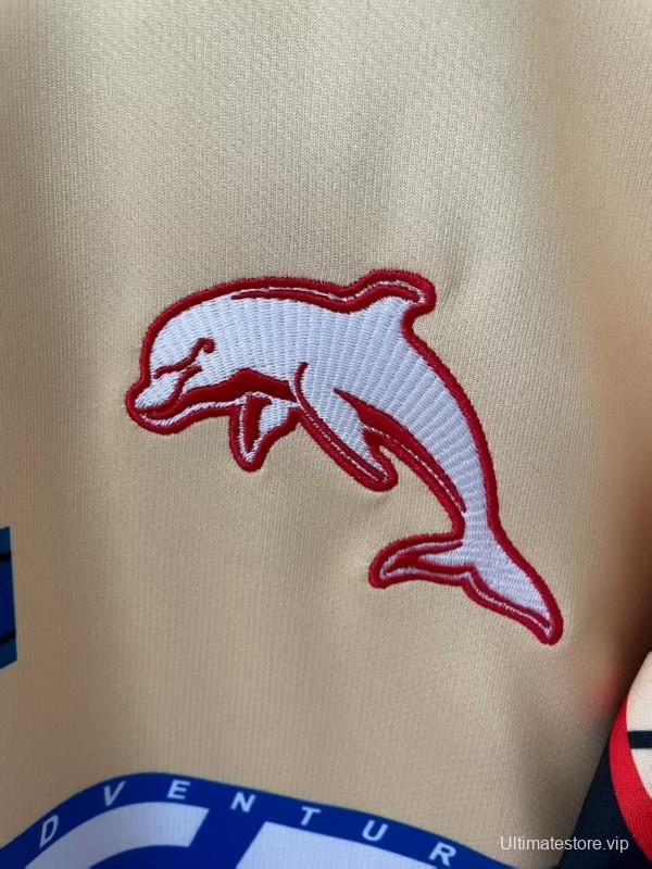 25/26 Dolphins Gold with Indigenous Round  Art Jersey