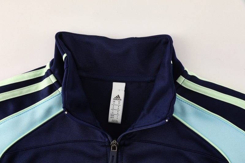 25/26 Ajax Amsterdam Navy Blue Full zipper Jacket Tracksuit+ long pants