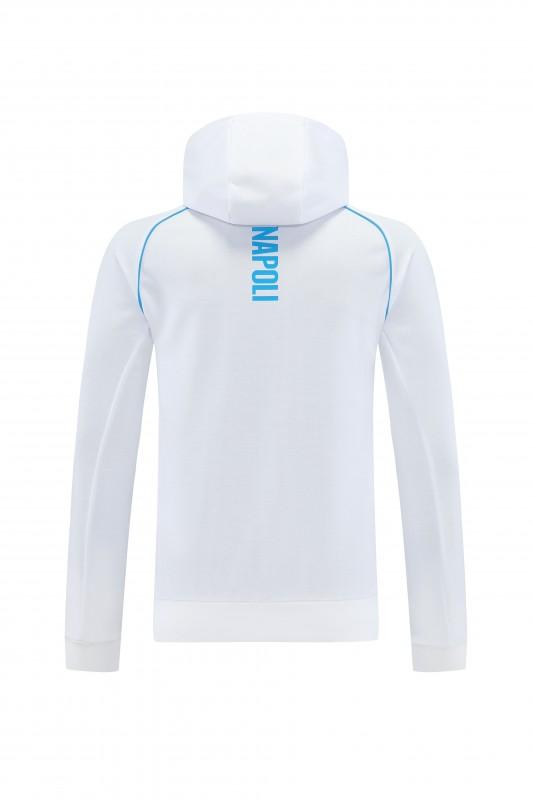 25/26 Napoli  White  Full zipper Jacket Tracksuit+ long pants