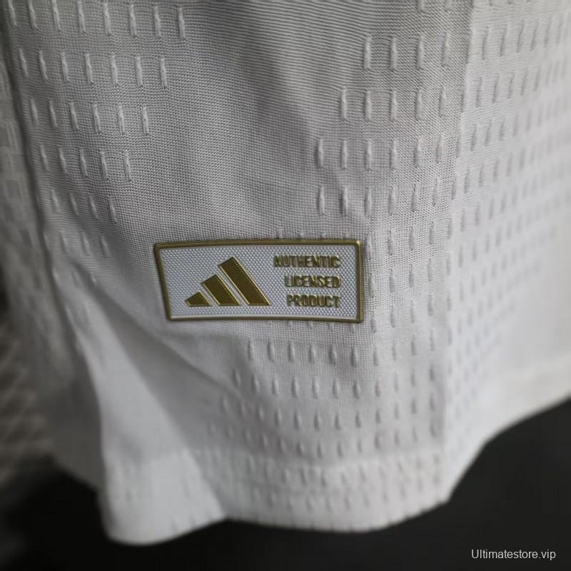 26/27 Player Version Real Madrid Home White Pink Black Jersey