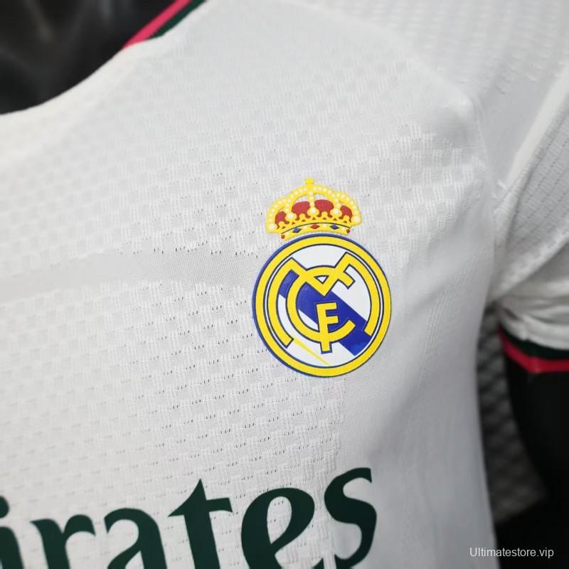 26/27 Player Version Real Madrid Home White Pink Black Jersey