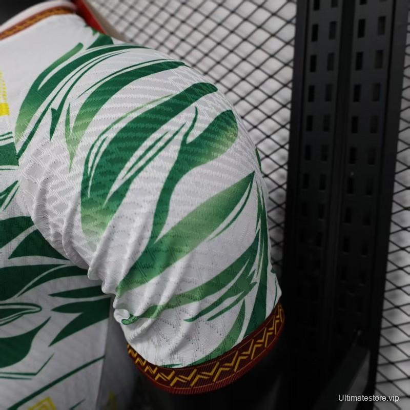 Player Version 2026 Mali Away White with Eagle Pattern Jersey