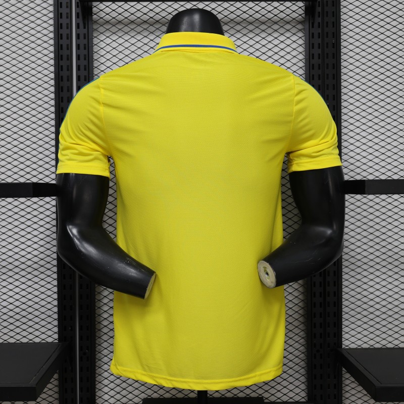 Player Version 2026 Colombia Yellow POLO Jersey
