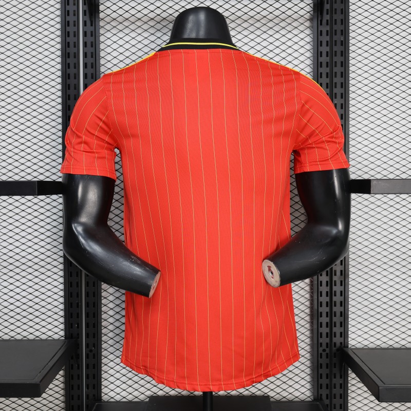 Player Version 2026 Belgium Red Terrace Icons White Jersey