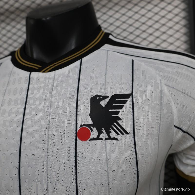 2026 Player Version Japan White with Black Pinstripes Jersey