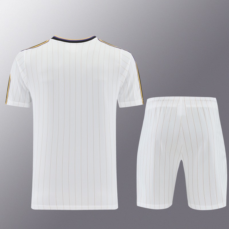 26/27 Manchester United White Short Sleeve+Soccer Shorts