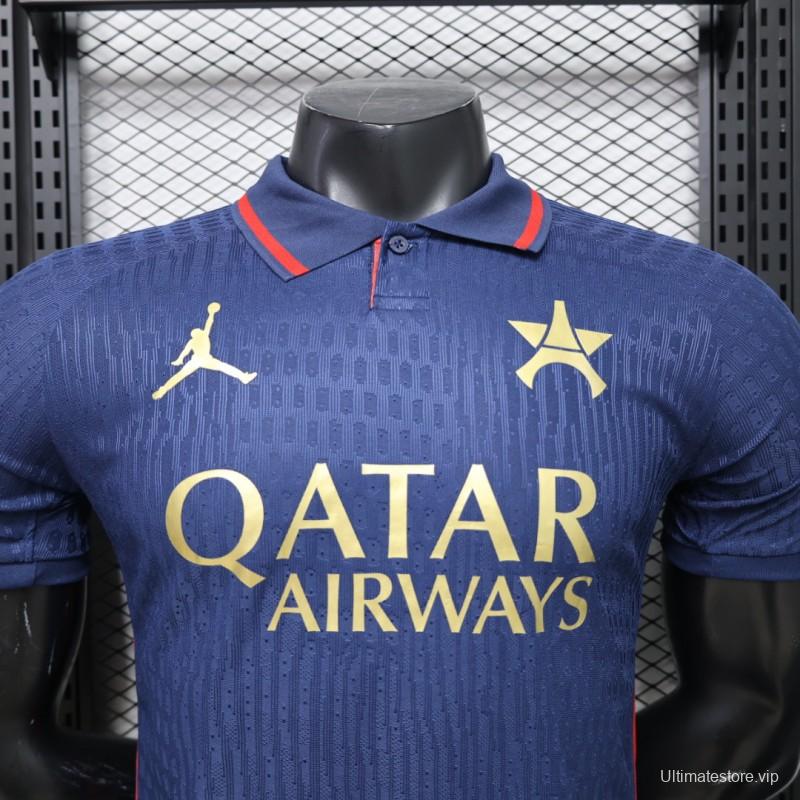 Player Version 26/27 PSG Blue Polo Collar Jersey