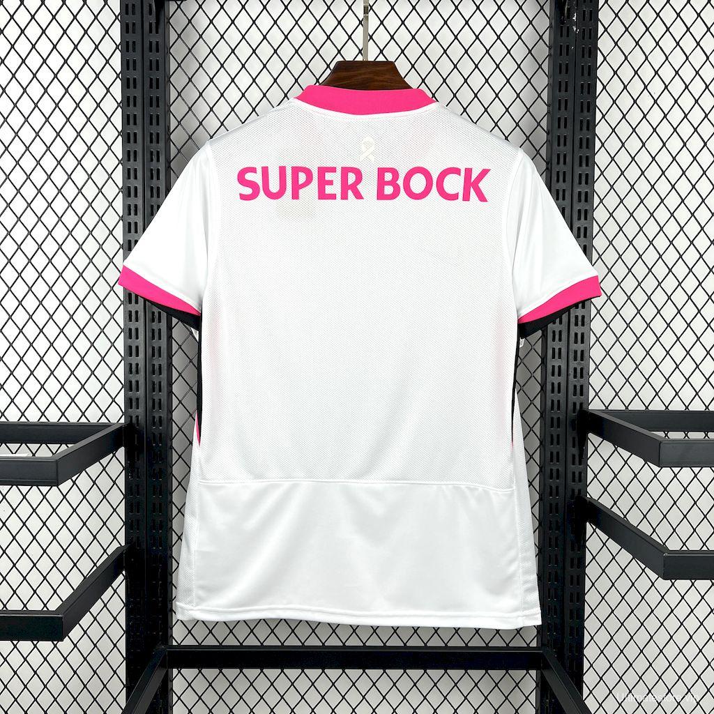 2025/26 Mens Sporting CP Pink October Jersey