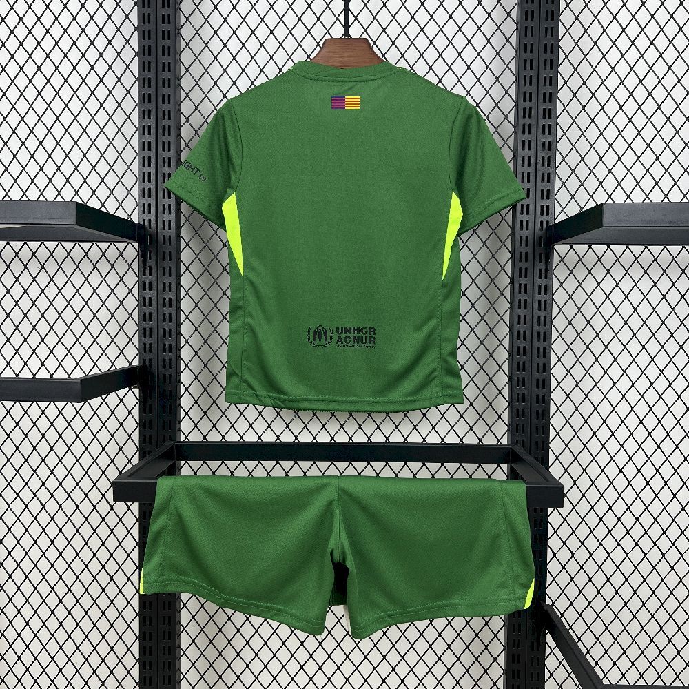 2025/26 Kids Barcelona Goalkeeper Kit