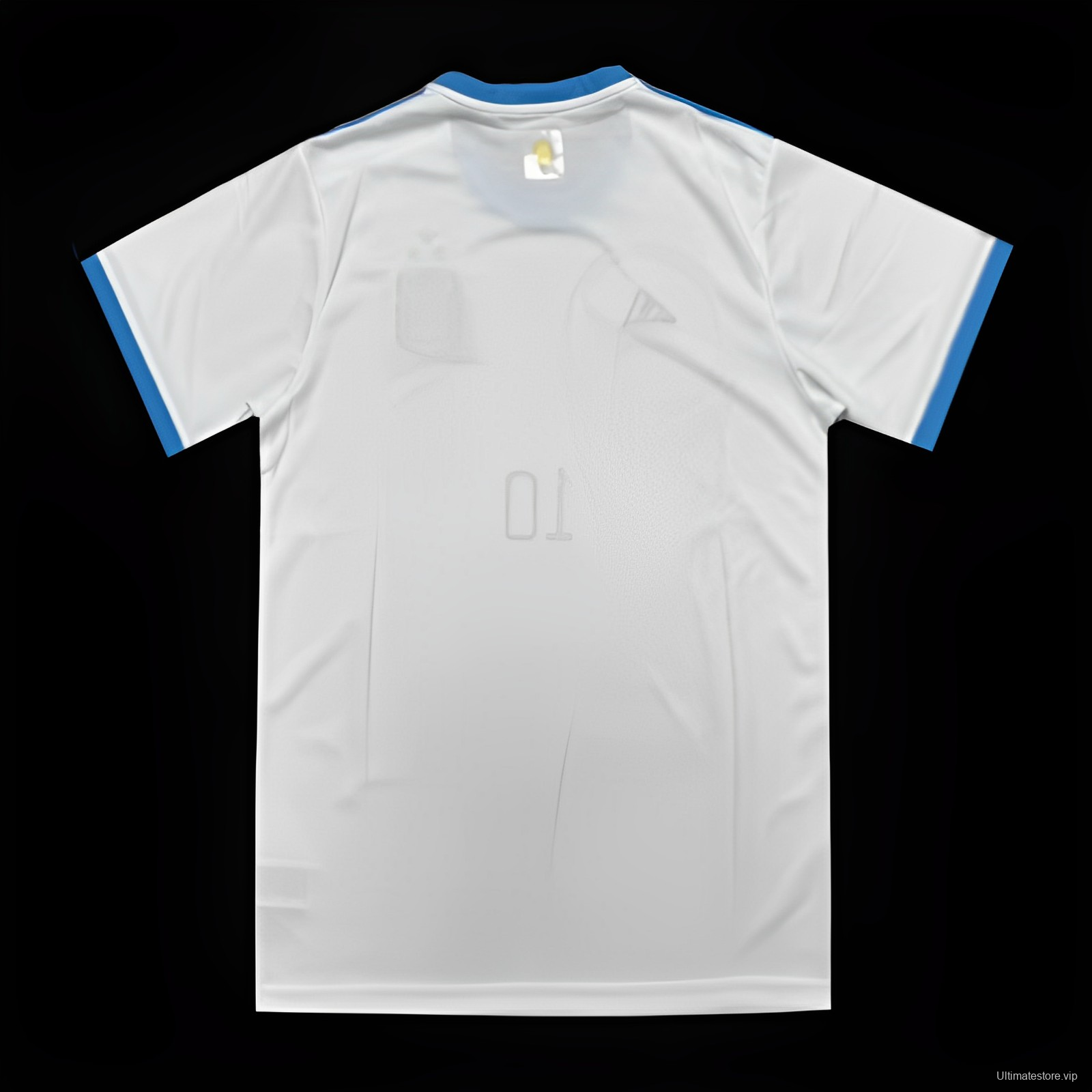 3 Stars Argentina White Training Jersey With Number 10 Printing
