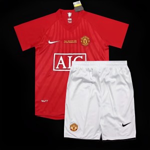 Retro Kids 07/08 Manchester United Home