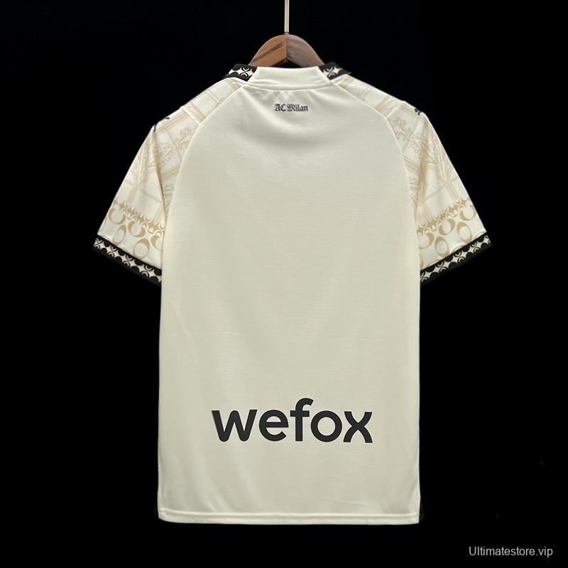 Retro 23/24 AC Milan Forth White Jersey
