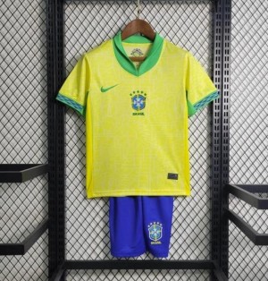 Kids 2024 Brazil Home Set