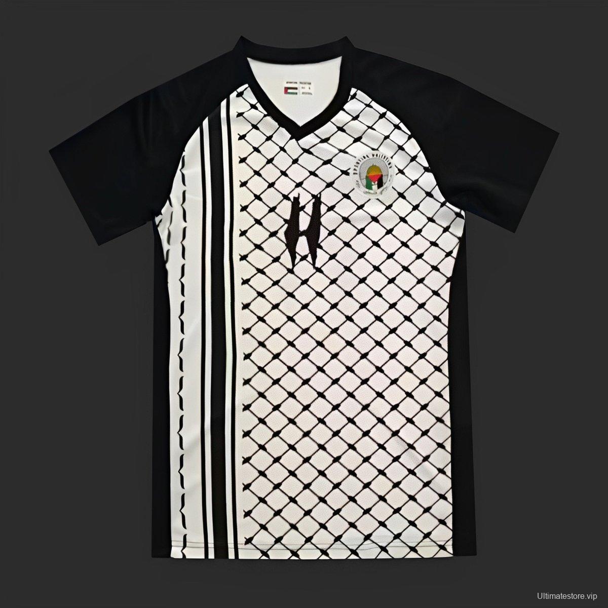 24/25 Palestine Black Kuffiyeh Jersey