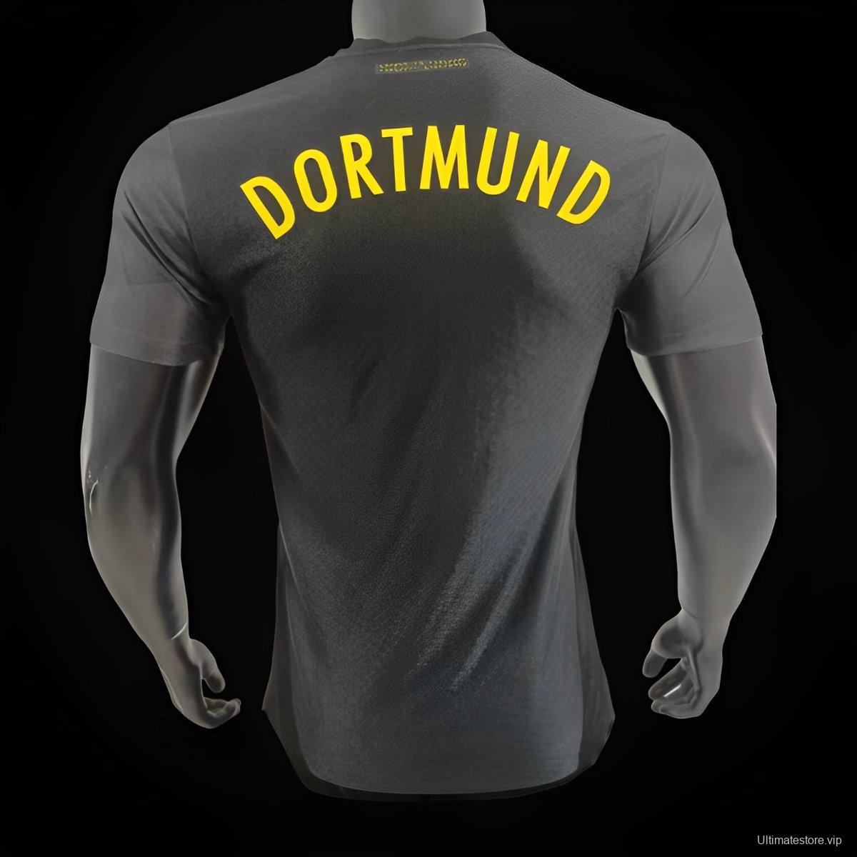 Player Version 24/25 Borussia Dortmund Away Black Jersey