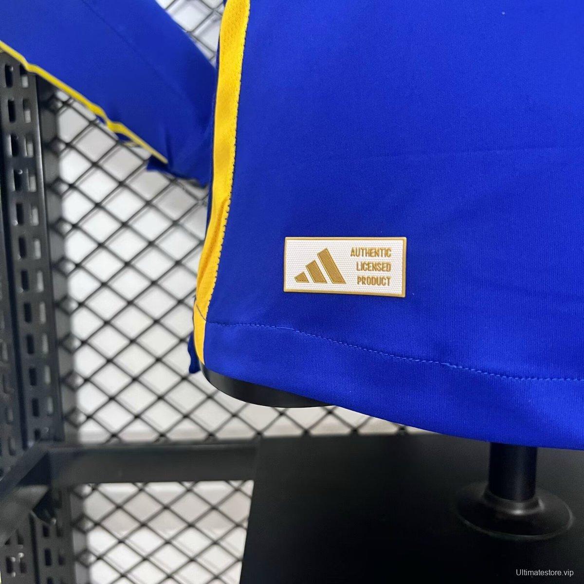 Player Version 24/25 Boca Juniors Home Long Sleeve Jersey