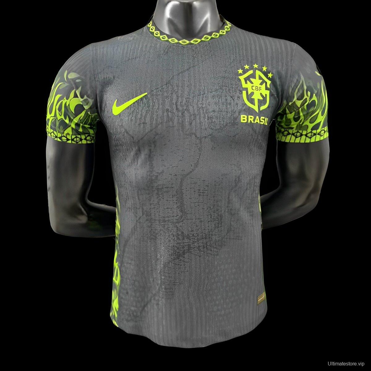 Player Version  2025 Brazil Grey Special Jersey