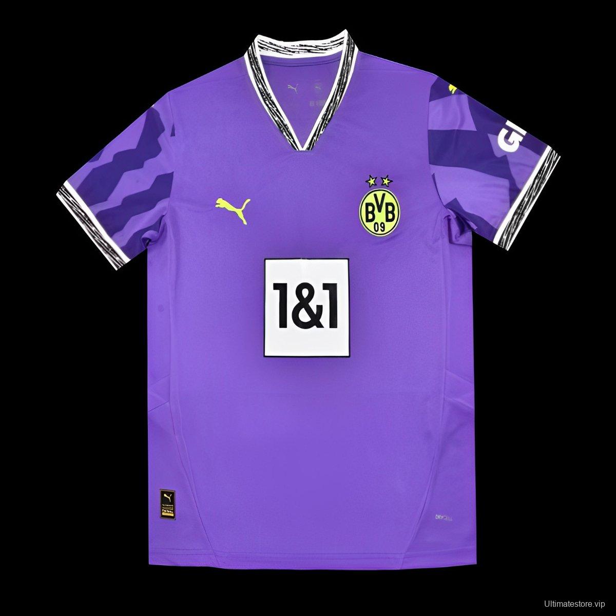 24/25 Borussia Dortmund Anniversary 4th Goalkeeper Purple Jersey