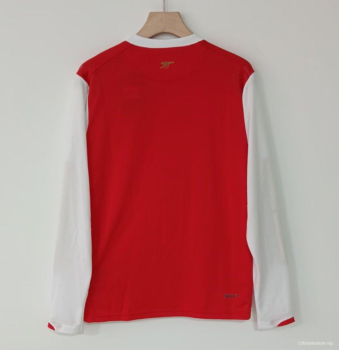 Retro 07/08 Arsenal Home Long Sleeve Jersey