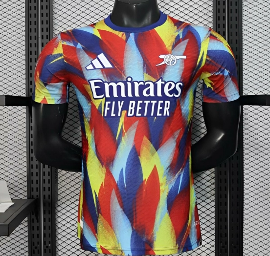 Player Version 25/26 Arsenal Multicolor Abstract Art Pattern Jersey