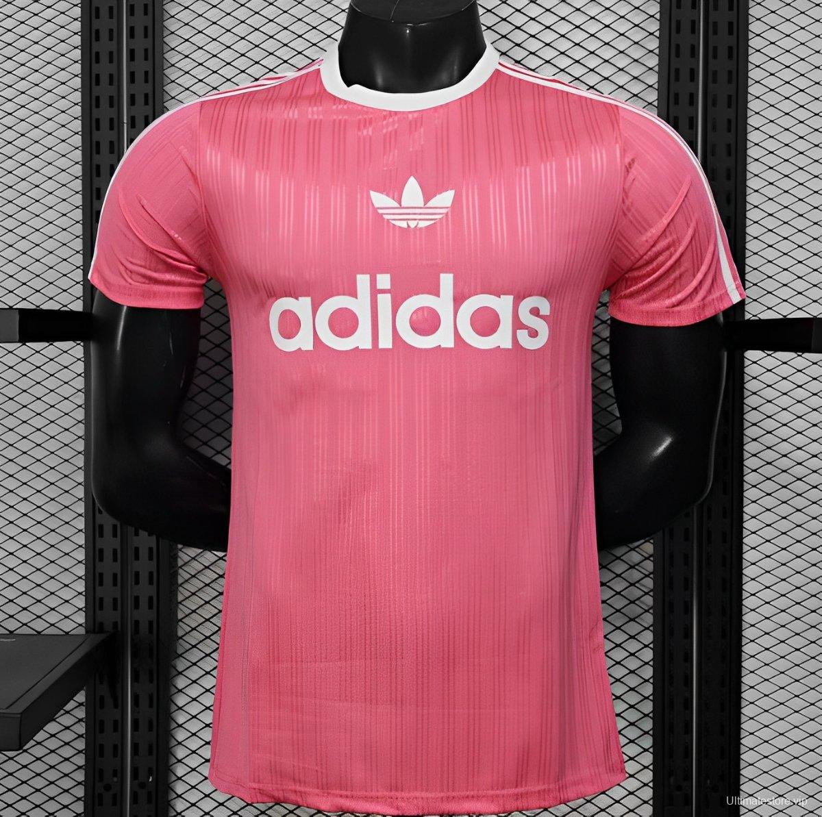 Player Version 2025 Adidas Original Pink T-Shirt