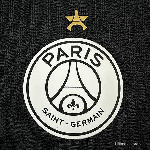 1 Star Player Version 25/26 PSG Black Champion Jersey