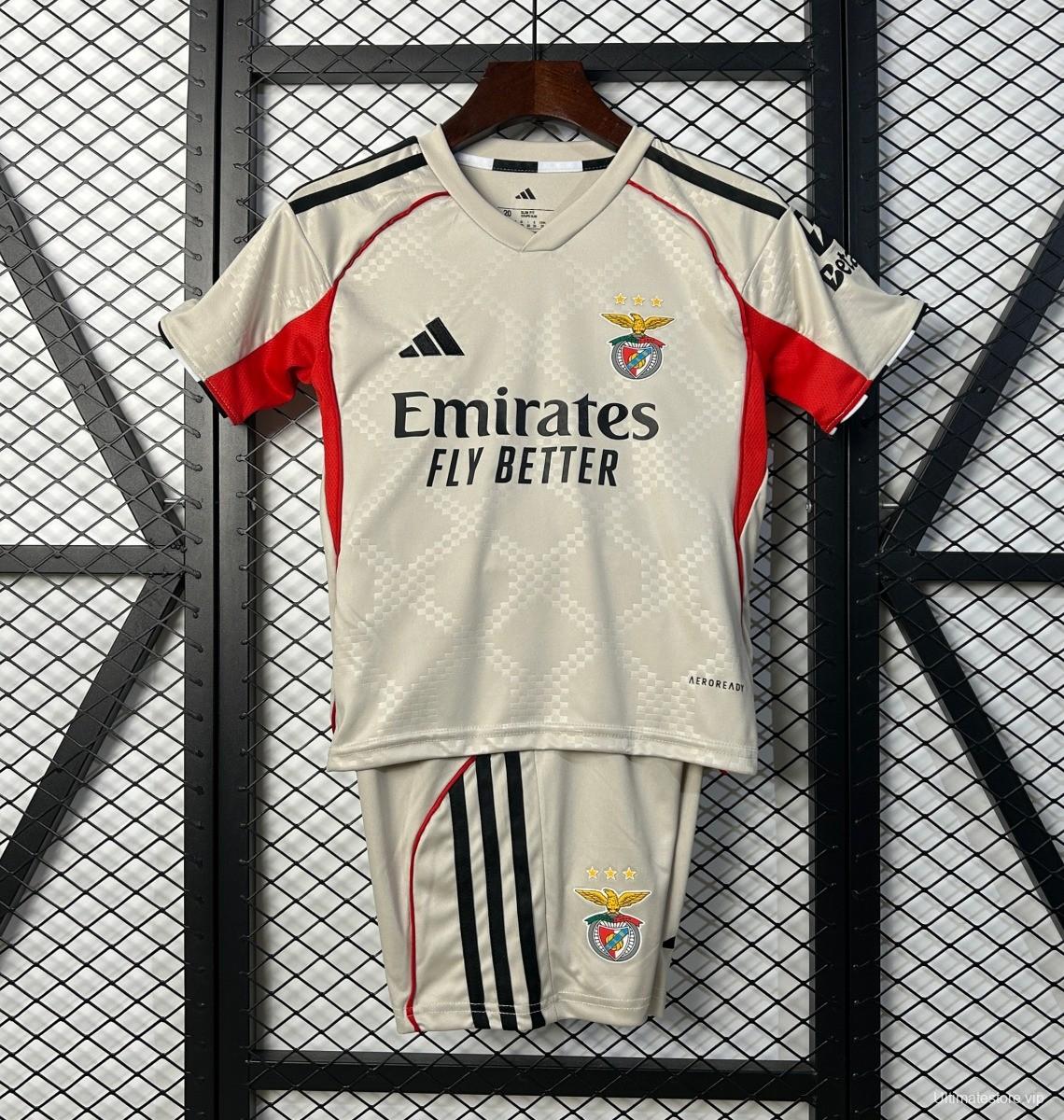 25/26 Kids Benfica Away Jersey