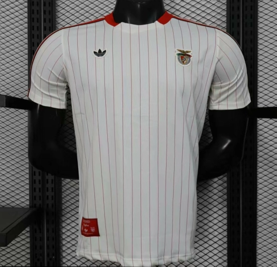 Player Version 25/26 Benfica White Casual Jersey