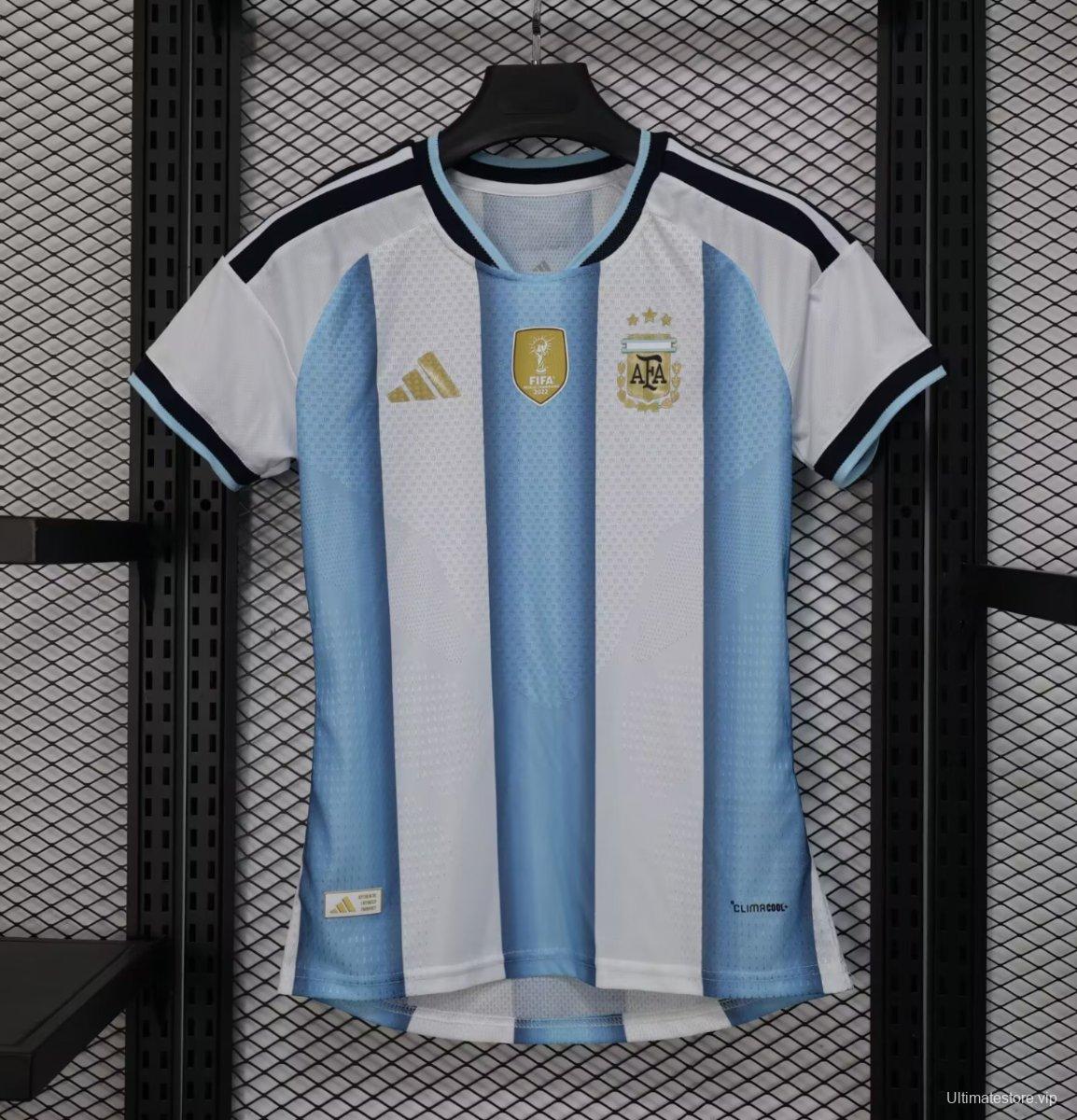 Player Version 2026 Argentina Home Women Jersey