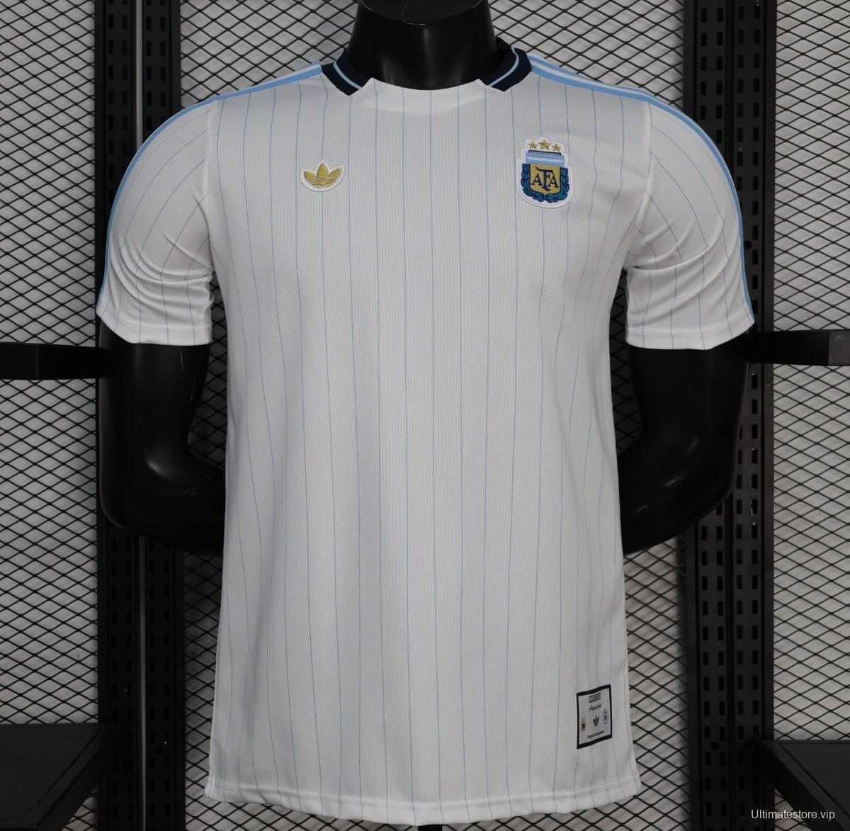 Player Version 2026 Argentina White Terrace Icons Jersey
