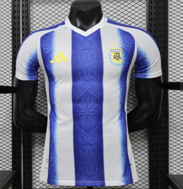 Player Version 2026 Argentina Blue & White Stripe Home Jersey