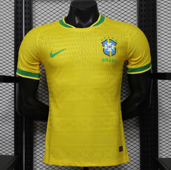 Player Version 2026 Brazil Home Yellow  Special Edition  Jersey