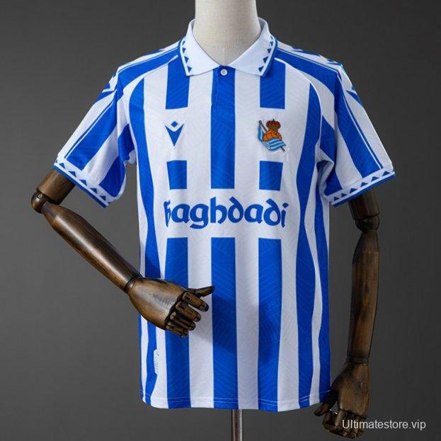 25/26 Real Sociedad Retro Style Jersey S