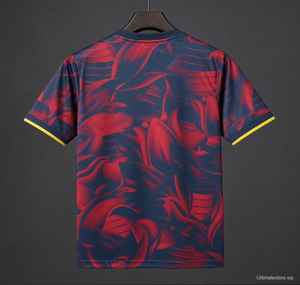 26/27 Barcelona Special Abstract Red & Blue "Barça" Script Jersey