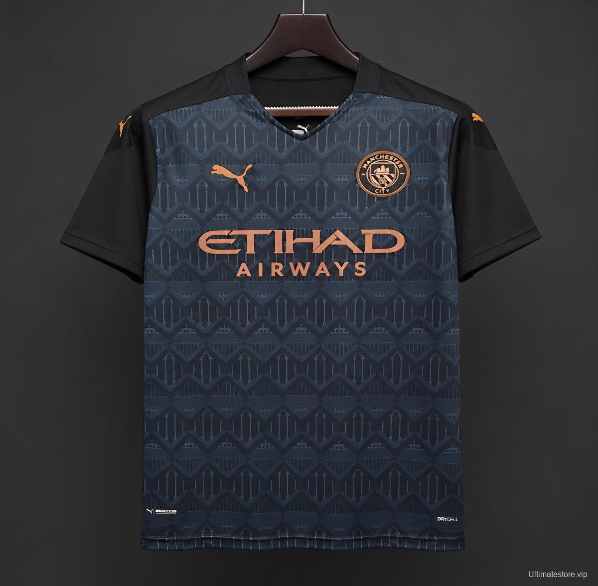Retro 20/21 Manchester City Away Black Jersey