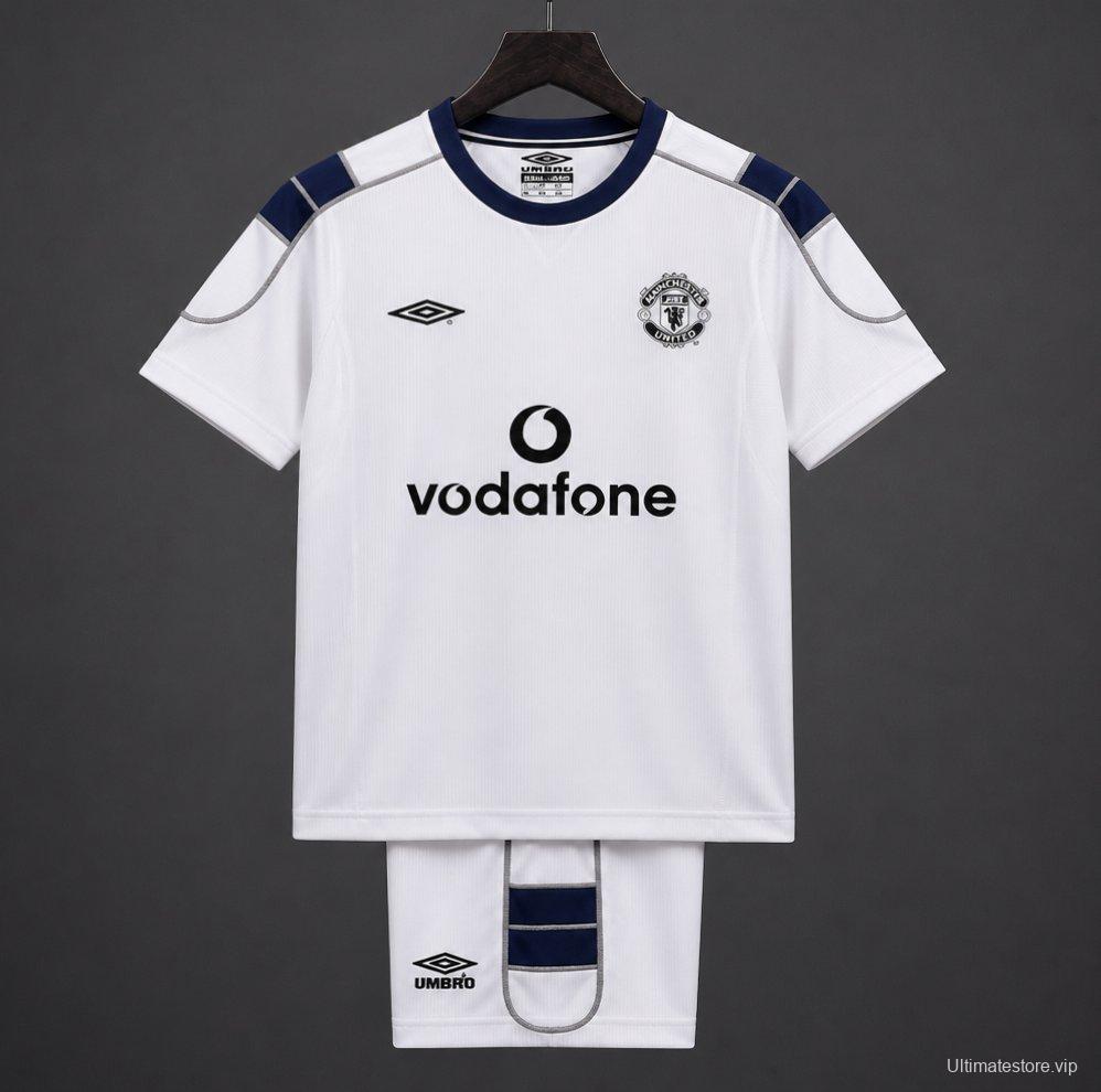 Retro Kids 00/01 Manchester United Away Jersey