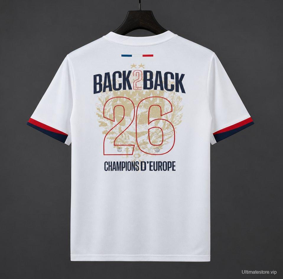 2 Star 25/26 PSG Away Jersey