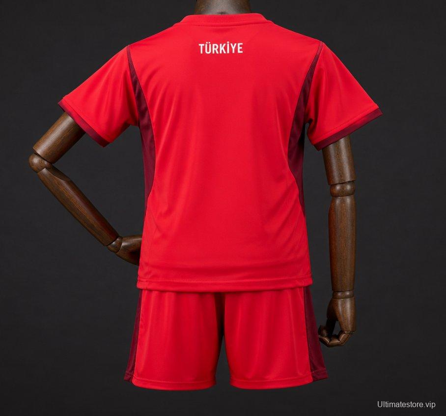2026 Turkey/Türkiye Away Red Jersey