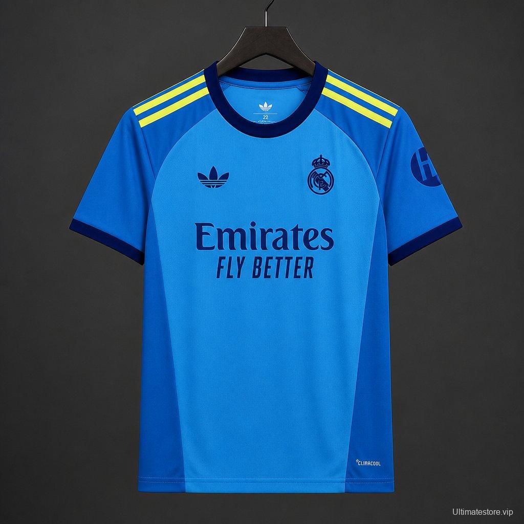26/27 Real Madrid Goalkeeper Away Blue Jersey
