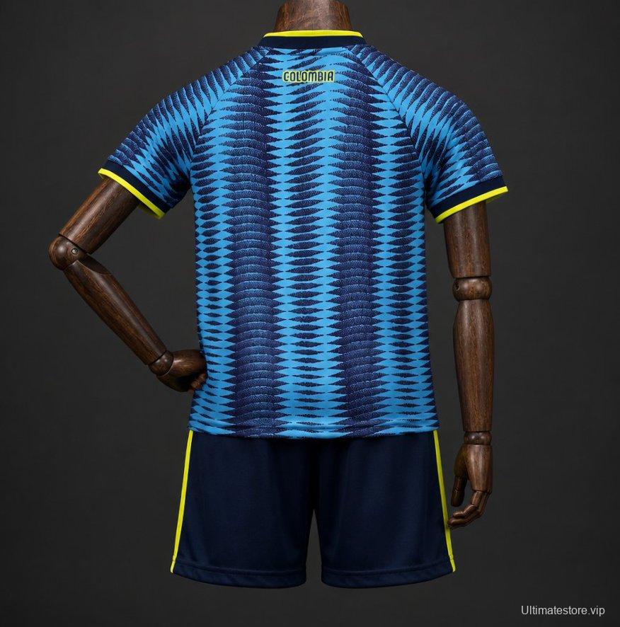 2026 Kids Colombia World Cup Away Kit