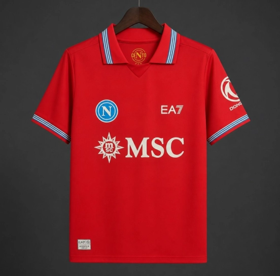 26/27 SSC Napoli Third Red Jersey