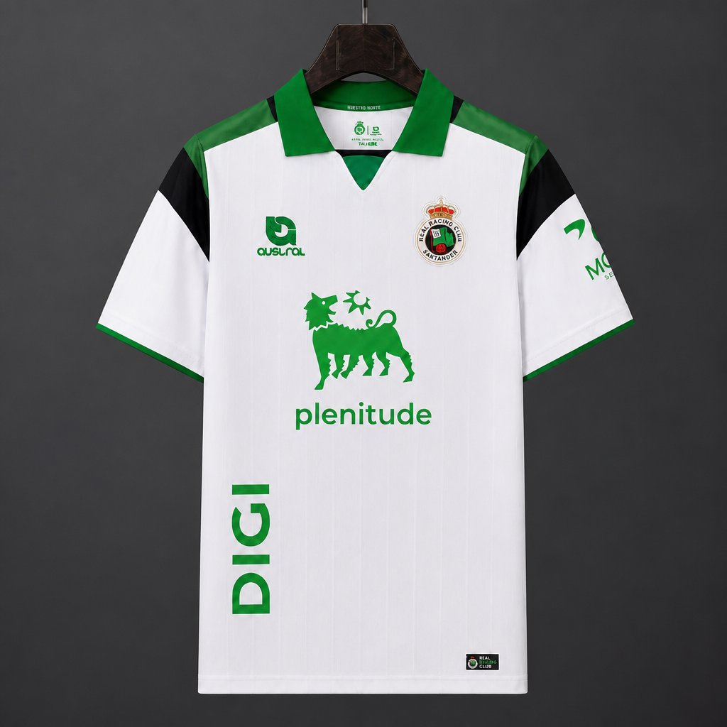 26/27 Racing de Santander Home White Jersey